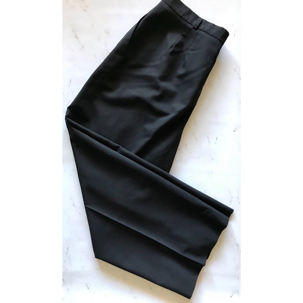 Brooks Brothers Black Wool Pants Size 16